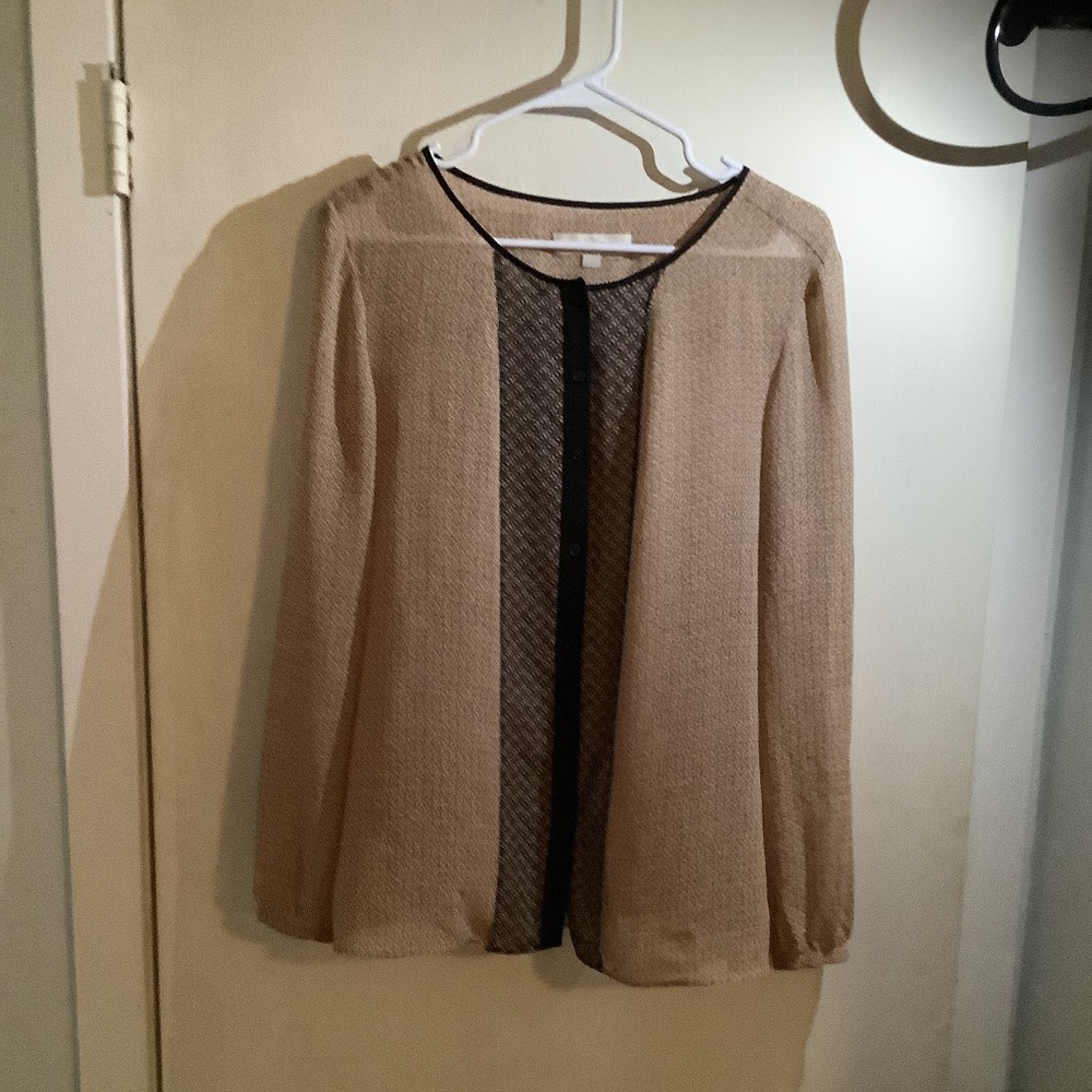 Ann Taylor Loft blouse large